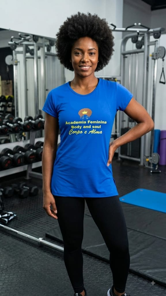 Look Fitness Feminino Blusa Azul Look Treino M Outlet