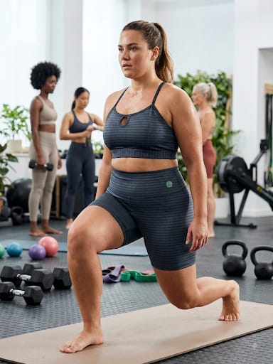 Conjunto Fitness Feminino 3D Cinza M Outlet