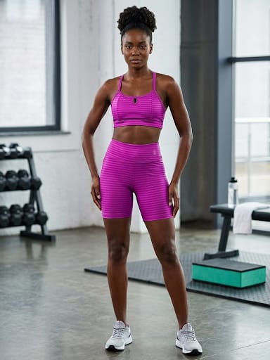 Conjunto Fitness Feminino 3D Fúcsia P Outlet